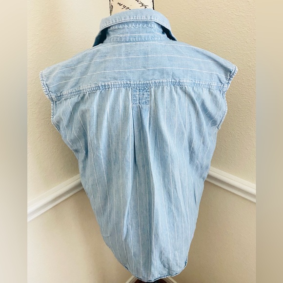 Vintage Esprit Sport denim button down shirt M - Picture 4 of 10